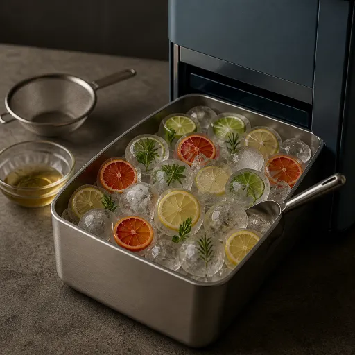 Flavored and Infused Ice at Home: How to Add Herbs, Fruit and Citrus Without Clogging the Machine