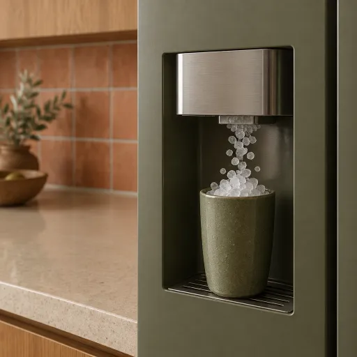 How a premium fridge elevates your home ice maker experience