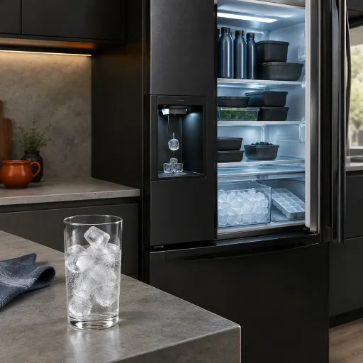How a black colour fridge elevates home ice making and everyday cooling
