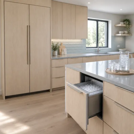 How a panel ready fridge elevates undercounter ice makers in a modern kitchen