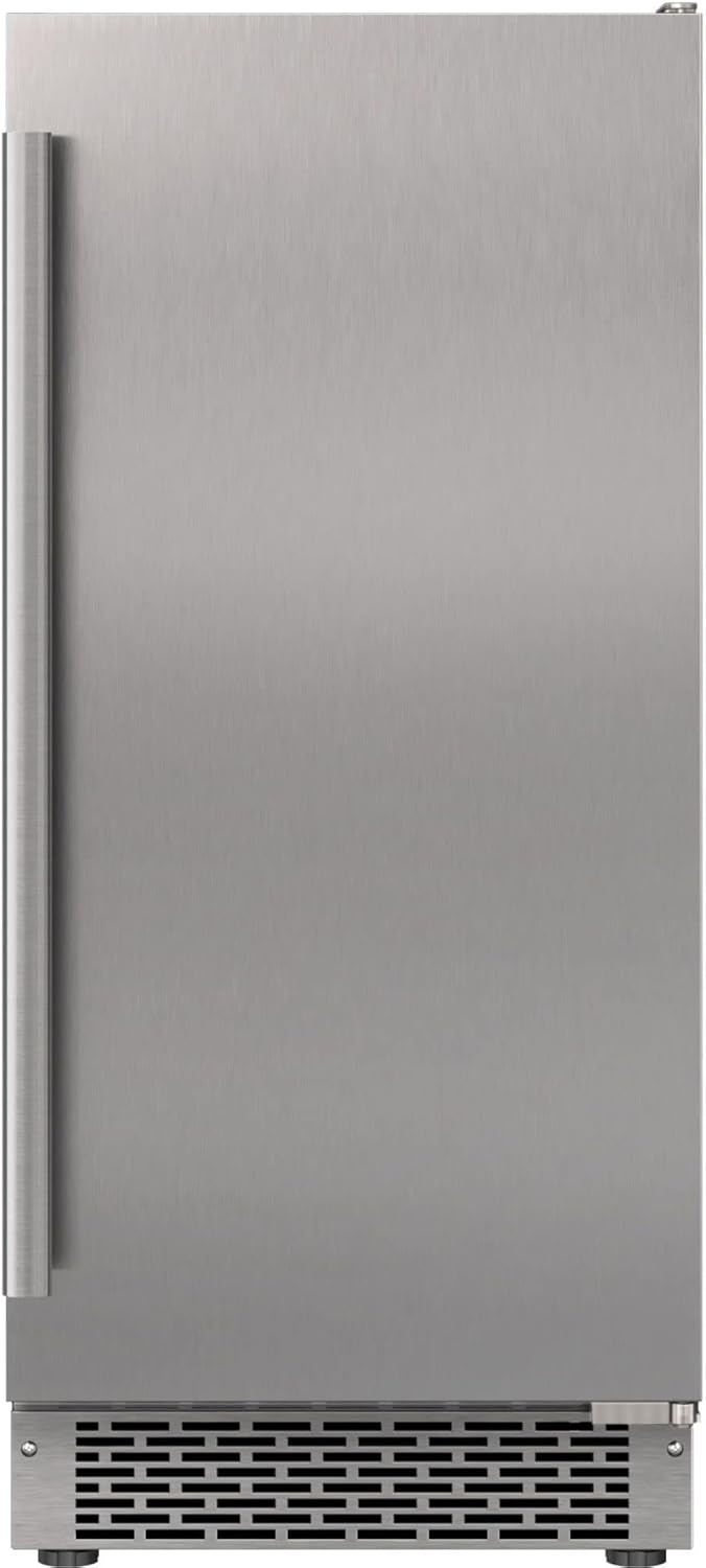 AIMG151GSSIRH 15 Inch Wide 26 Lbs - Built-In/Free Standing Ice Maker with 56 Lbs - Daily Ice Production and Wash Mode
