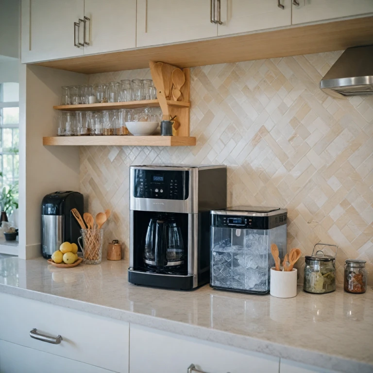 Enhance Your Kitchen with a Compact Ice Maker Dispenser