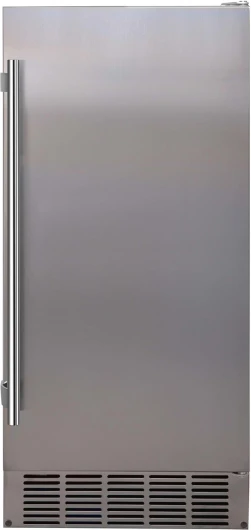 IB250SS 15 Inch Wide 20 Lb - Built-In Ice Maker with 25 Lbs - Daily Ice Production - No Drain Required