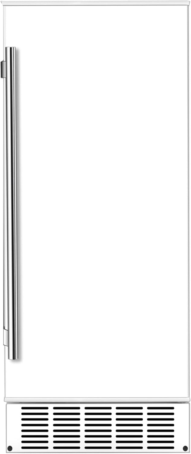 IB250WH 15 Inch Wide 20 Lb - Built-in Ice Maker with 25 Lbs - Daily Ice Production - No Drain Required Indoor White