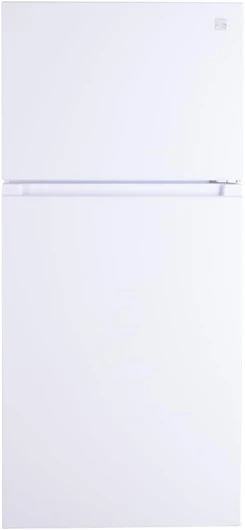 30 in - 18.1 cu - ft - Capacity Refrigerator/Freezer with Adjustable Glass Shelving, Humidity Control Crispers, Ice Maker, ENERGY STAR Certified, White