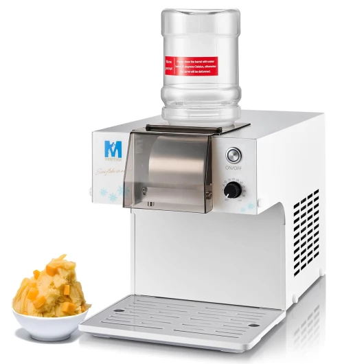 Snowflake Ice Machine,260W Shaved Ice Machine for Snowflake, Rapid Cooling, Food-Grade Stainless Steel Material, Snowflake Ice Maker for Kids/Homemade Ice Cream,Suitable for Party&Homemade 1 260W Snowflake Ice Machine