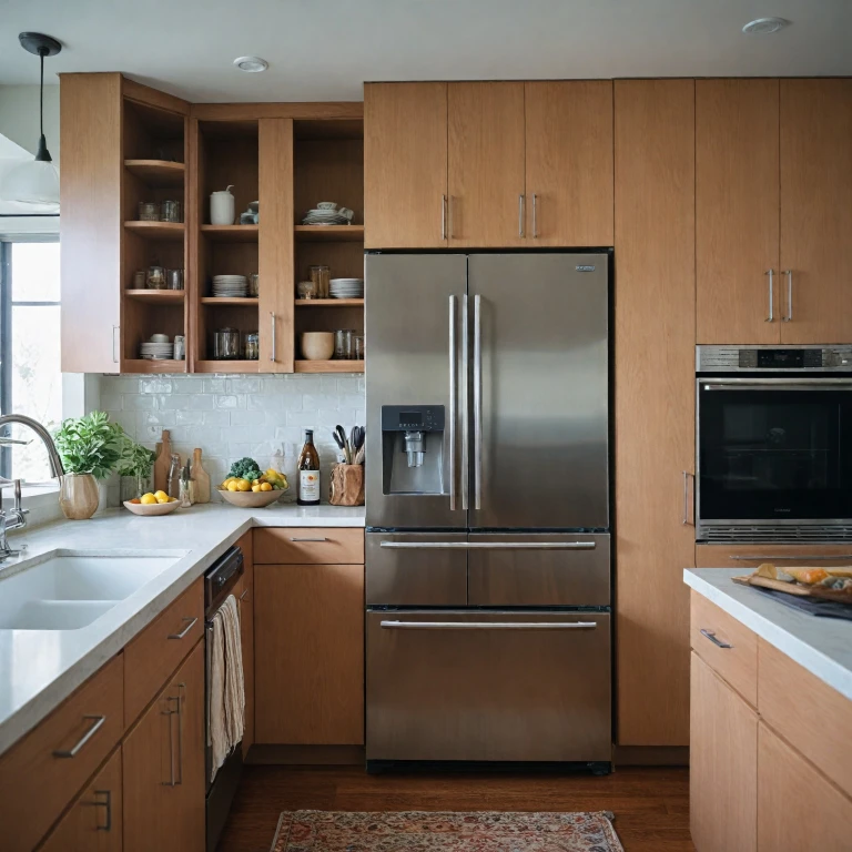 Enhance Your Kitchen with a 24-Inch Refrigerator Featuring an Ice Maker