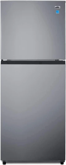 FF1089PLIM 24" Wide Top Mount Refrigerator-Freezer with Icemaker, 10 cu.ft, Defrost Type, Stainless Steel Look, Frost-free Operation, ADA Compliant, Interior Light (Stainless Steel)