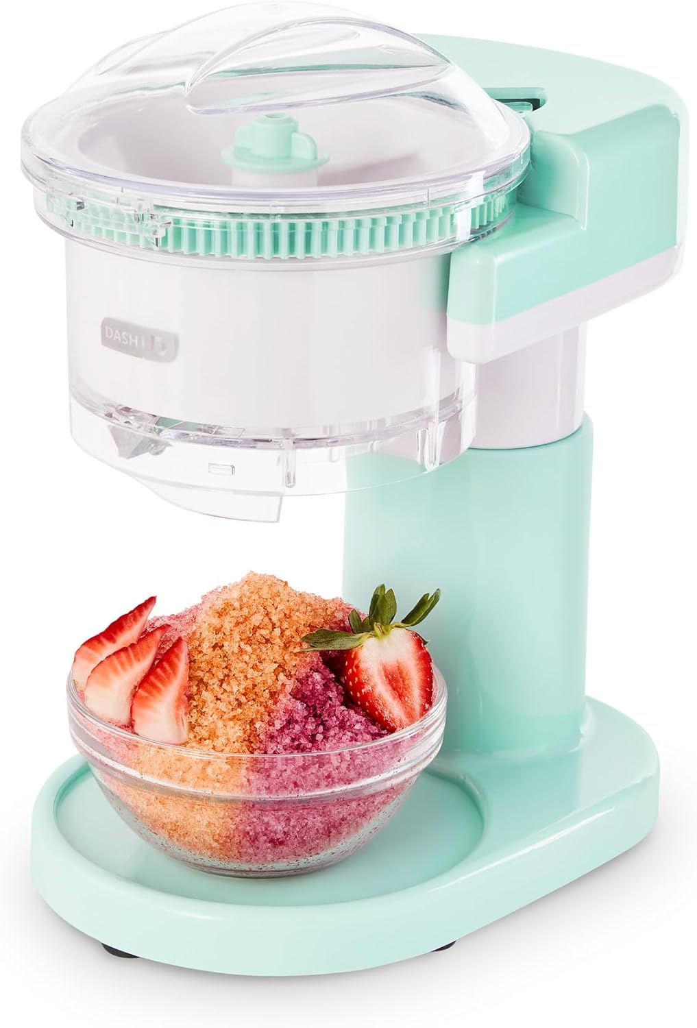 Shaved Ice Maker and Slushie Machine (Aqua): Multi-Purpose Ice Shaver Machine for Homemade Shaved Ice, Snow Cones, Slushies, Cocktails & More with Stainless Steel Blades, Easy to Clean and Store Aqua One Size Shaved Ice Maker