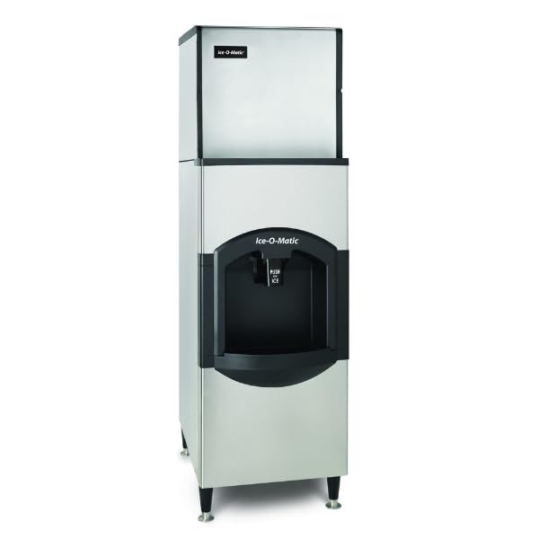 Commcercial Cube Ice Machine by Ice-O-Matic Elevation Series CIM0526HA+CD40022 Hotel Ice Dispenser 555-lb - per Day 555-lb./day - CD40022 120-lb Hotel Bin 22" Wide - Half Cube - 208-240v