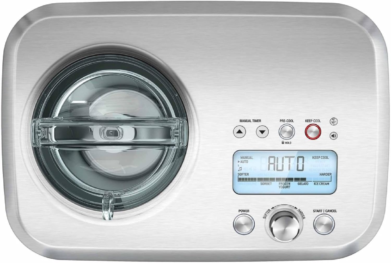 Smart Scoop Ice Cream Maker BCI600XL, Brushed Stainless Steel