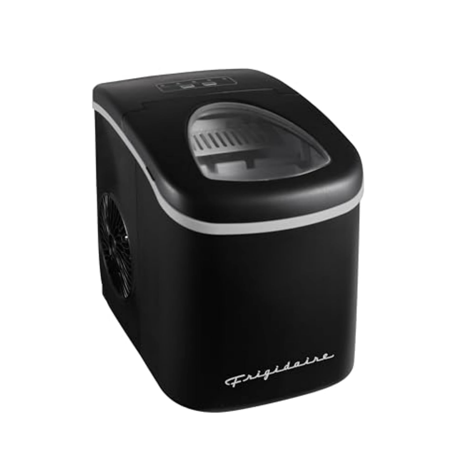 EFIC128AMZBLK Compact Countertop Ice Maker, 26 lb per Day, Black