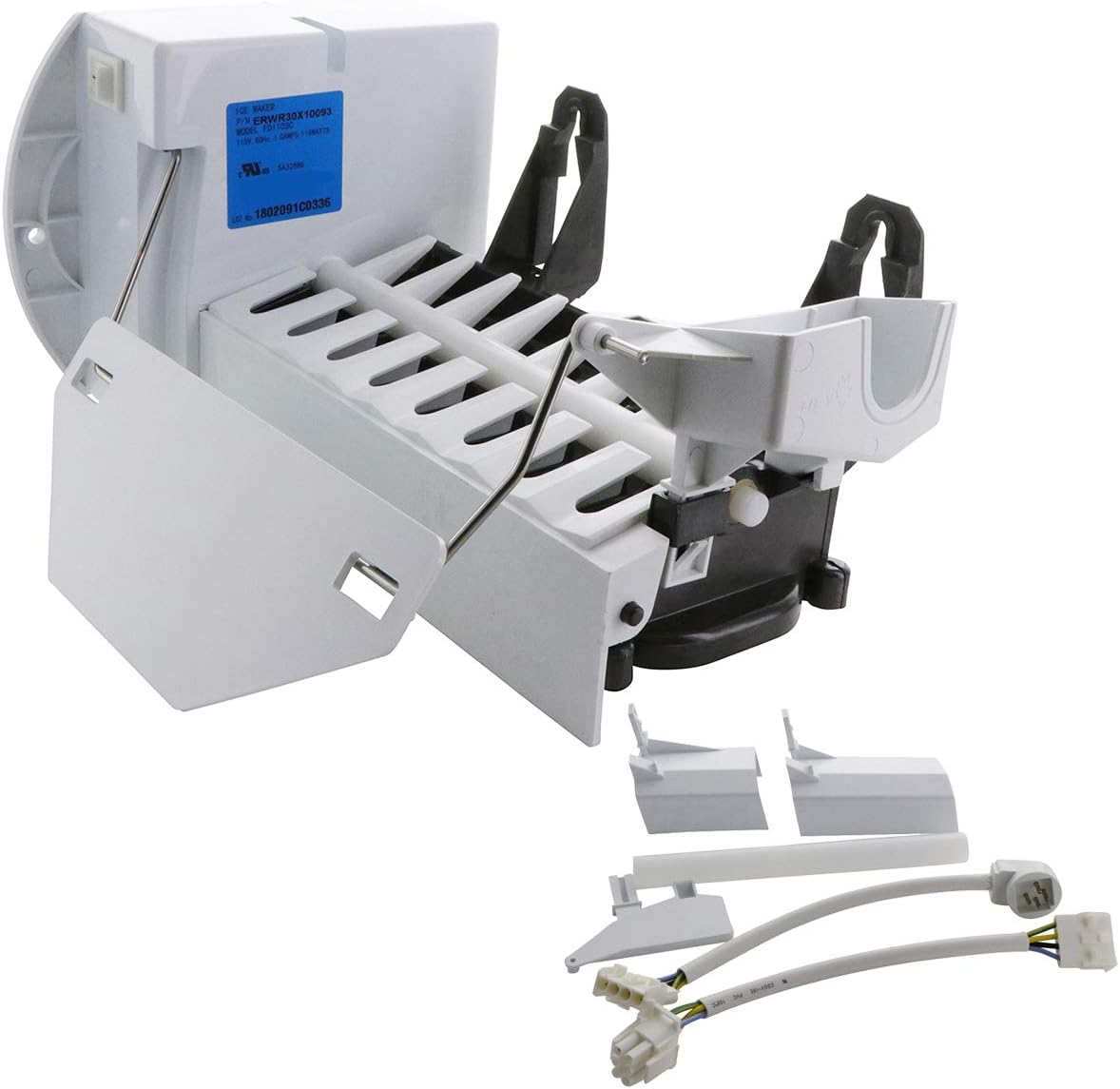 WR30X10093 Ice Maker Kit Replacement for GE Refrigerators TFX26KRDAWW GSH25SGPCSS GSS20IEMBCC PSS26SGRBSS TFX25JRYDWW GSL22JFTABS HSS25GFPDWW TFH24PRSBWW GSS20IETAWW HSS25GFPEWW