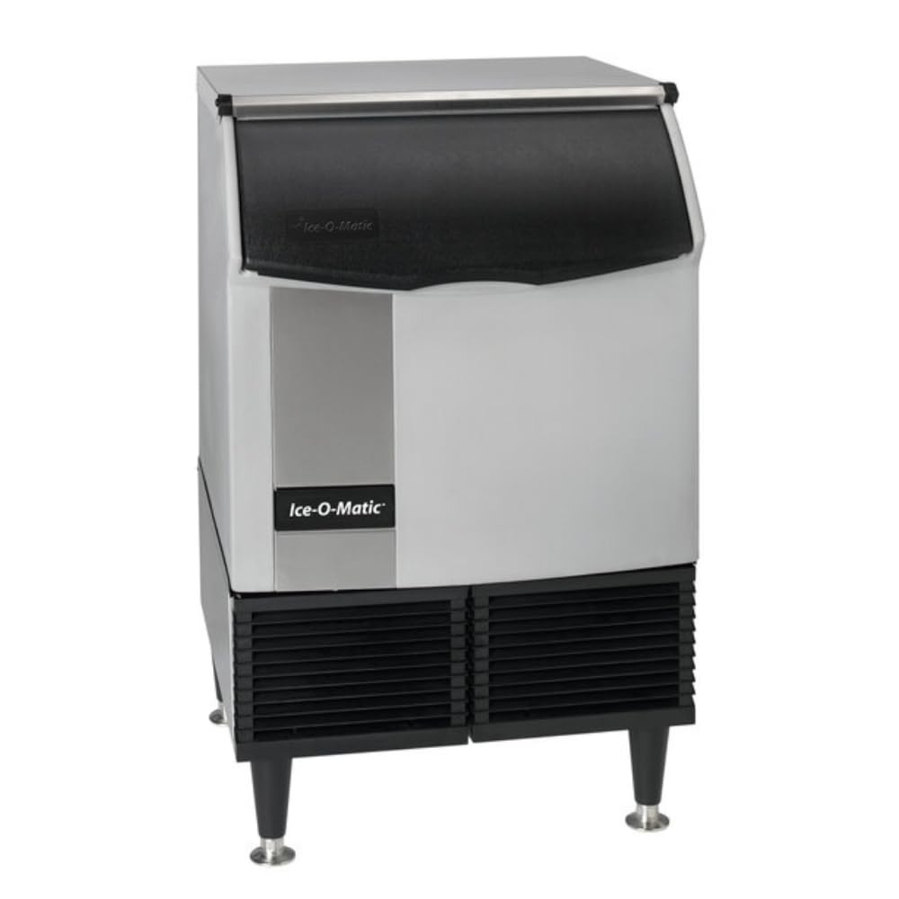 Ice-O-Matic ICEU150FA 24.54" Commercial Air Cooled Undercounter Full Cube Ice Maker Machine for Bar Restaurant Buffet - 185 lb/24hr Production - 39.00"H x 24.54"W x 26.77"D, 115v, Stainless Steel, NSF