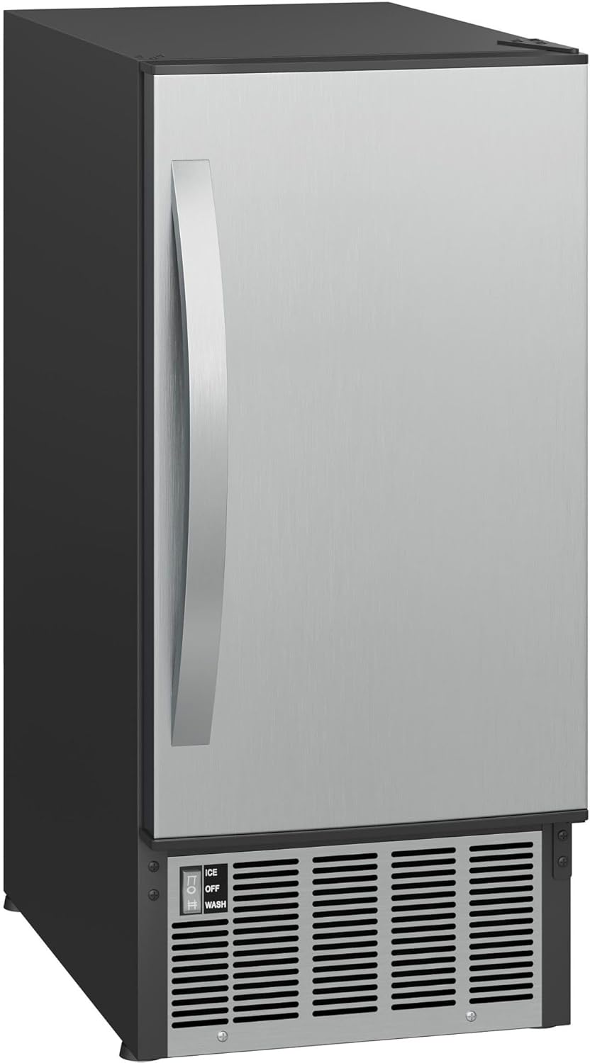 IB450SS 50 Lb - 15 Inch Wide Undercounter Clear Ice Maker - Stainless Steel