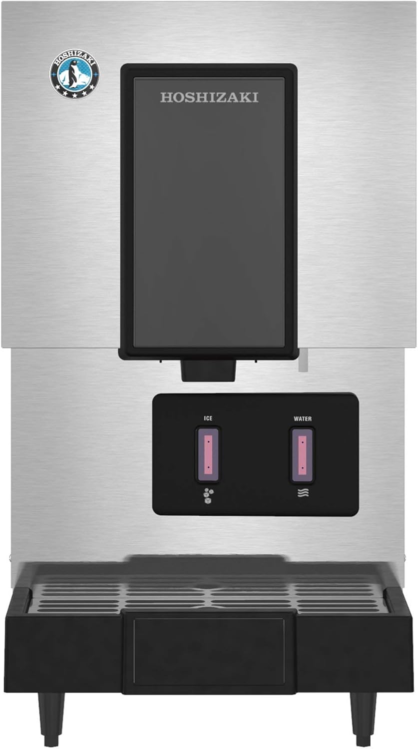 Hoshizaki DCM-271BAH-OS, Cubelet Ice and Water Dispenser, Air-Cooled, Hands Free Dispenser, Built in Storage Bin