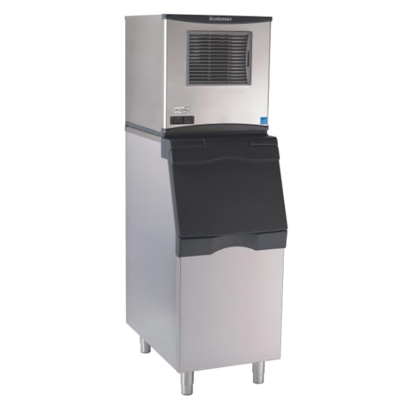 Modular Comercial Flake Ice Maker Machine by Scotsman 370 lb - Ice Bin 800 lb/day