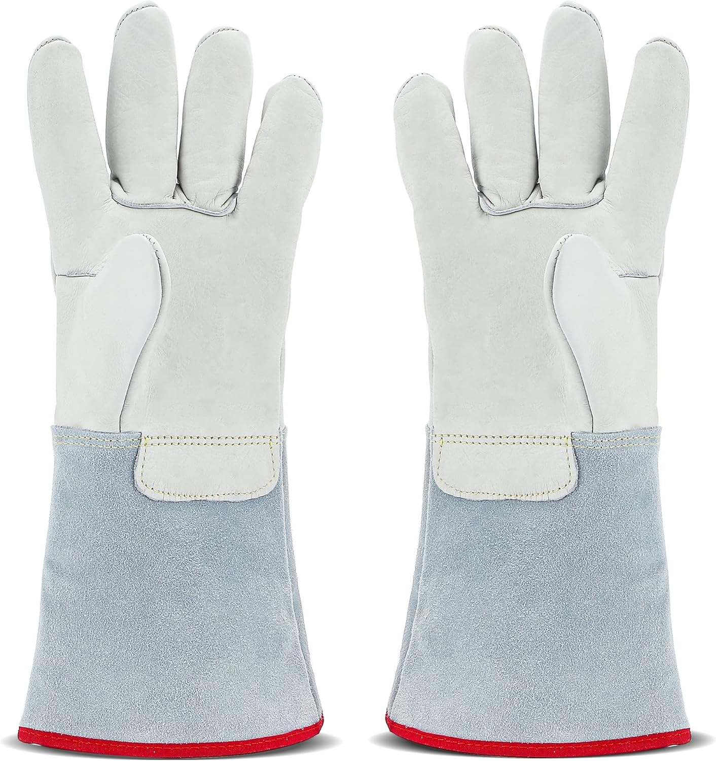 Cryogenic Gloves 14.2"/36cm Long Mid-arm LN2 Protective Gloves for Liquid Nitrogen/Dry Ice/Cold Storage