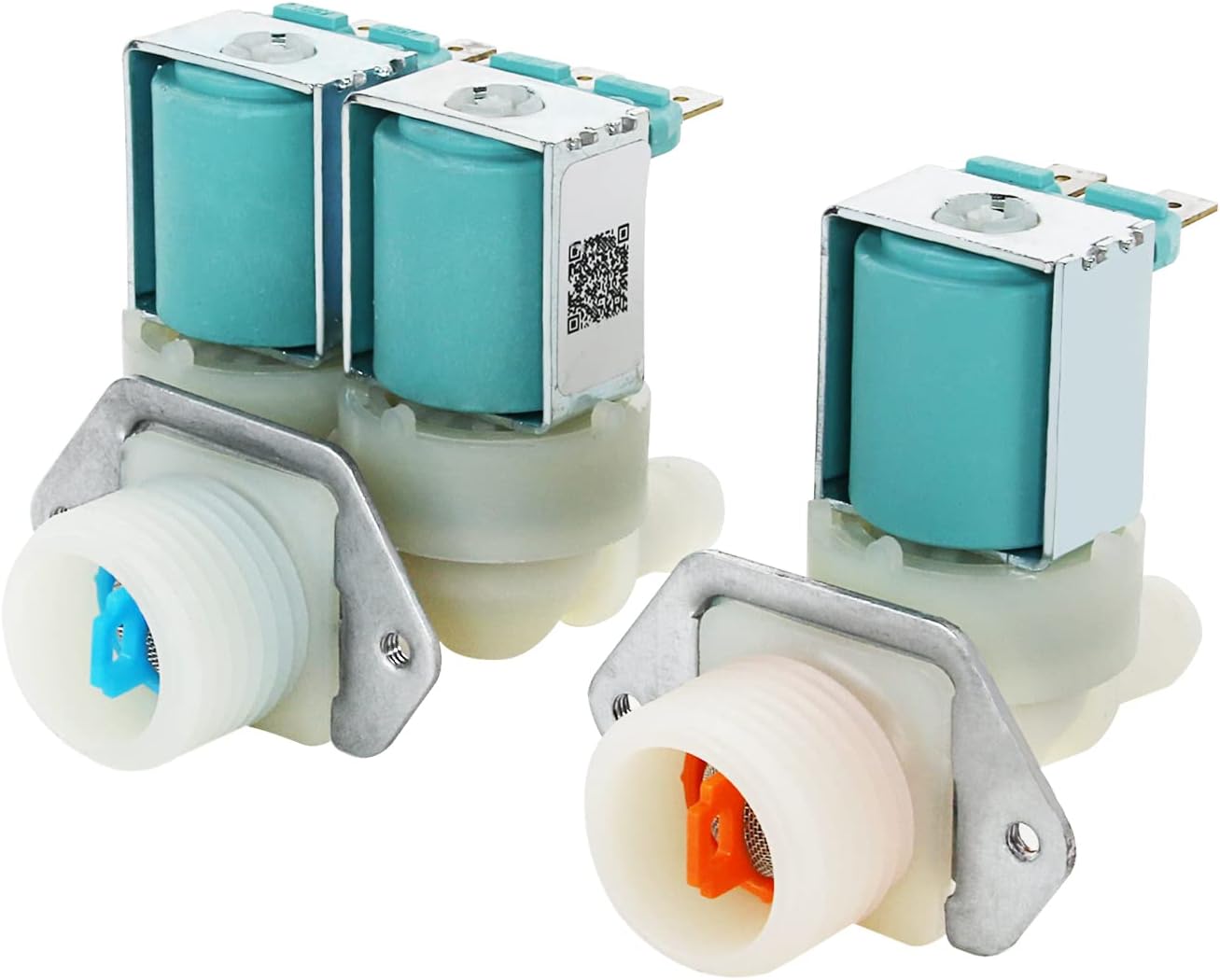 Upgraded DC62-30312J & DC62-30314K Cold & Hot Water Valve, Water Inlet Valve Kit for Washing Machines Compatible with DC62-30314H 1810145 AP4204535 PS4209100