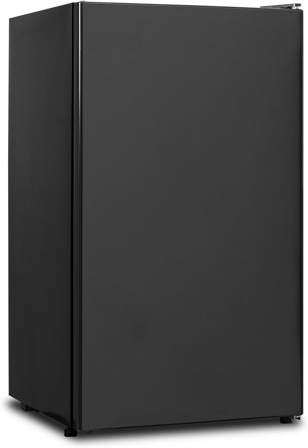 3.2 Cu.Ft Small Refrigerator Single Door, Mini Fridge for Bedroom Office Dorm Kitchen Undercounter, Compact Cooler with Removable Glass Shelves Quite Operation, Black 3.2 Cu.Ft Black