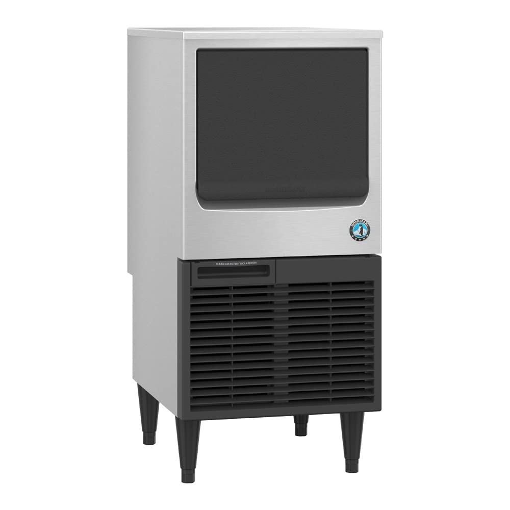 Hoshizaki KM-81BAJ 17.75-Inch Air-Cooled Undercounter Crescent Cube Ice Machine Maker with 38 lb - Storage Capacity, 86 lbs/Day, 115v, NSF