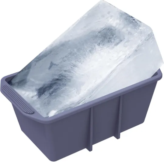 Ice Block Mold, Extra Large Ice Cube Mold for Ice Bath, XXL Ice Mold Steel Reinforced Rim Silicone Giant Ice Brick Molds for Tub Cold Plunge, Coolers, Water Chiller Accessories