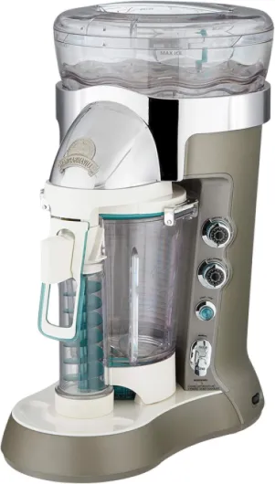 Bali Frozen Concoction Maker with Self-Dispensing Lever Automated Drink Mixer for Smoothies Margaritas Daiquiris and Colada 60 oz - Jar Gray Bali Concoction Maker