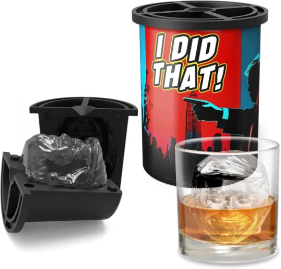 Clear Ice Cube Maker - I Did That - Funny Stainless Steel Whiskey & Cocktails & Bourbon Ice Cube Mold, Easy-Release Clear Ice Maker, Whiskey/Christmas/Birthday Gift for Men/Dad