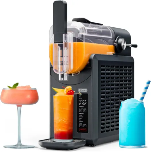 By Chefman Slush-Ease Slushie Machine, 68oz Frozen Drink Maker & Slushy Machine with 5 Presets and LED Display, No Ice Needed, Perfect for Frozen Margaritas, Frappes, Smoothies and Shakes 68 oz