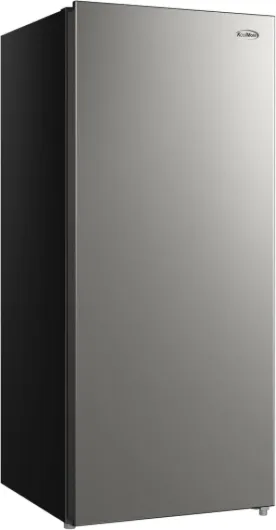 7 Cu - Ft - Garage Ready Convertible Upright Manual Defrost Freezer/Refrigerator in Stainless Steel 7 cu - ft - Stainless Steel
