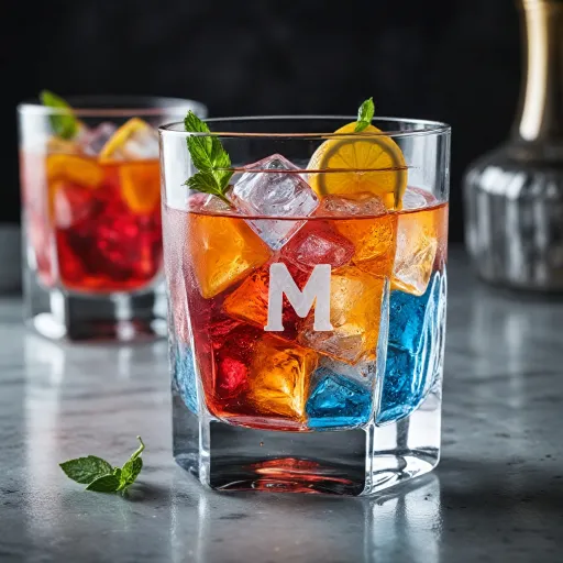 How to elevate your drinks with monogram ice cubes