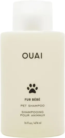 Fur Bébé Pet Shampoo, Mercer Street Scent - Dog Shampoo and Coat Wash for Hydrating, Cleansing and Adding Shine - Pet Supplies by OUAI (16 Fl Oz)