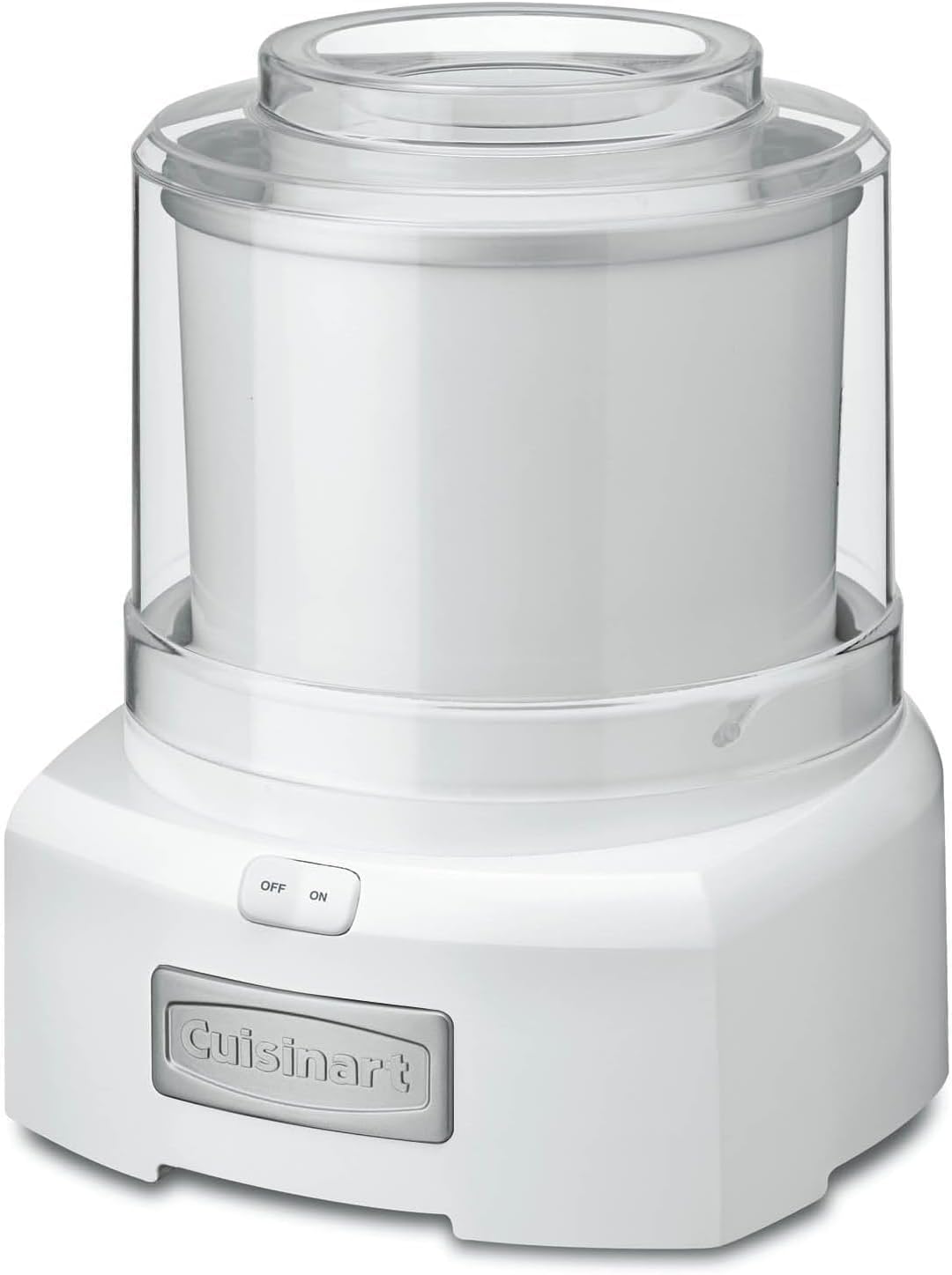 Ice Cream Maker Machine, 1.5 Quart Double Insulated Machine, Sorbet and Frozen Yogurt Maker, Ready in 20 Minutes, ICE-21P1, White