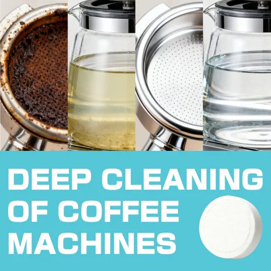 Coffee Machine Cleaner Descale, 24 Count, Unscented,Coffee Machine Cleaner Tablets Works With All Coffee Makers