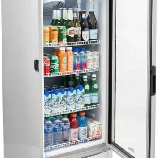 PremiumLevella PRF90DX Review: a no-frills glass door fridge that keeps drinks cold and on display
