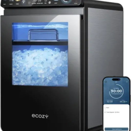 ecozy Nugget Ice Maker Review: compact crunchy ice machine with a few daily-life quirks