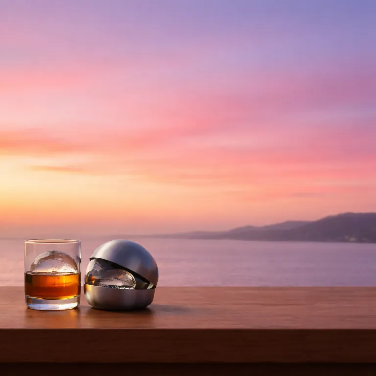 Spherical ice maker guide for elegant crystal clear whiskey balls
