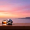 Spherical ice maker guide for elegant crystal clear whiskey balls