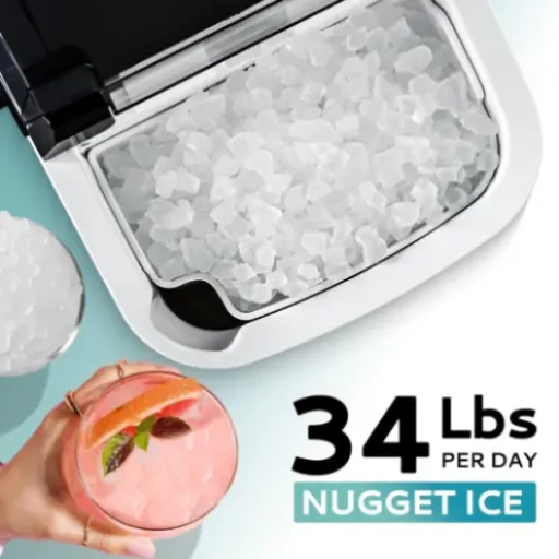 EUHOMY Nugget Ice Maker Review: chewy ice at home without wrecking your counter space