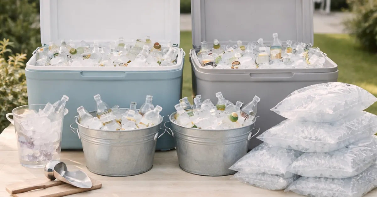 Backyard Wedding Ice Plan: How Much Ice You Actually Need for 80 Guests