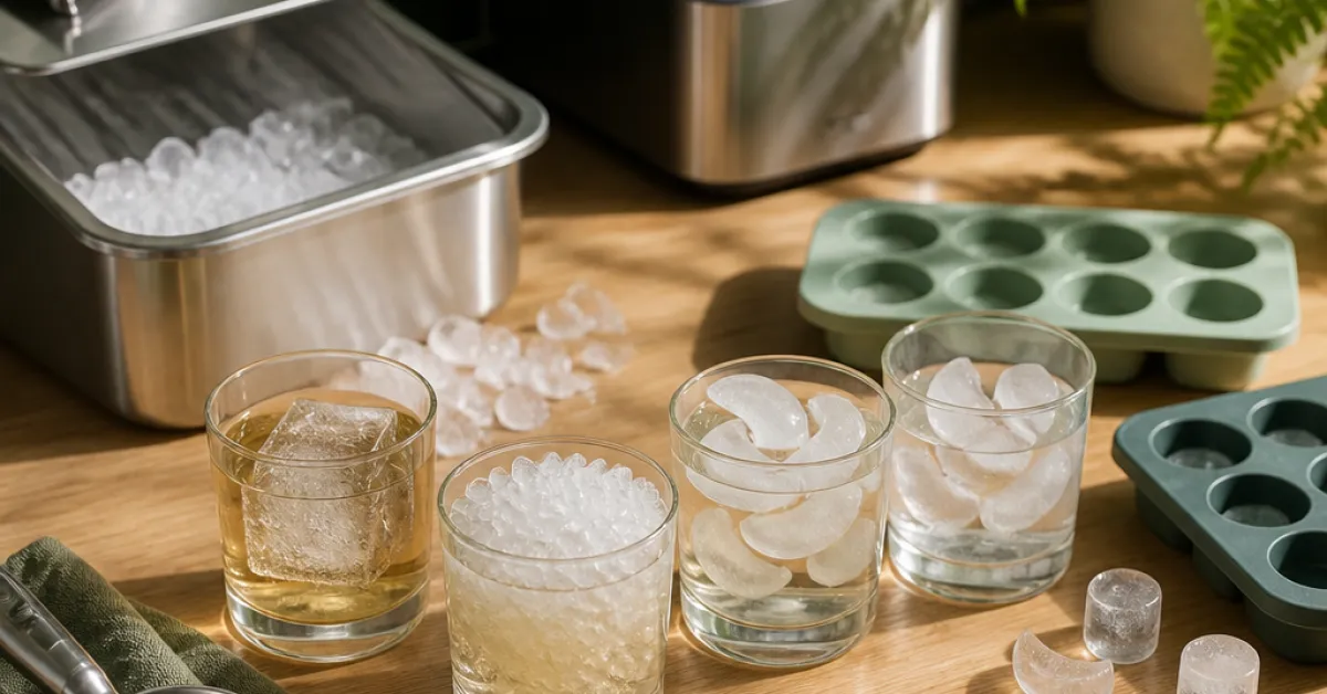 Cubed, Nugget, Crescent or Bullet: Matching Ice Shape to How You Actually Drink