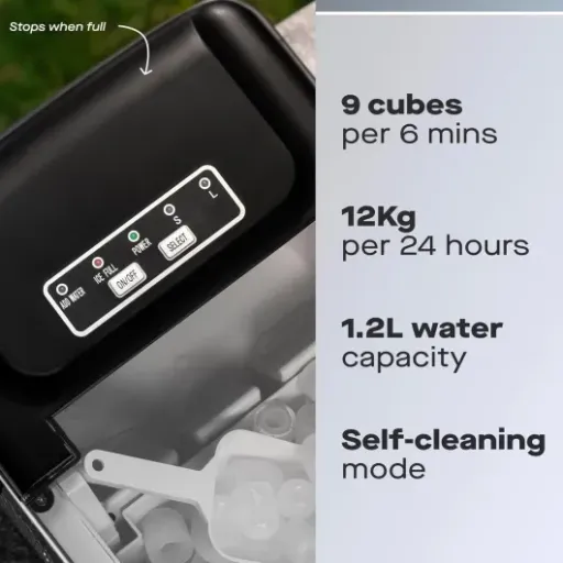 Daewoo 12KG Ice Maker Review: compact countertop ice on tap (with a few quirks)