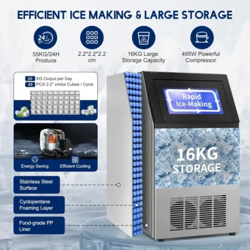 Venniel WQJR-A01 Commercial Ice Maker Review: plenty of ice, a few quirks