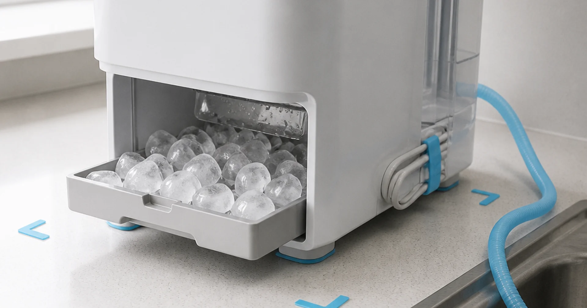 The Apartment Renter's Ice Maker Calculus: Footprint, Drainage, Noise and Move-Out Friendly Setups