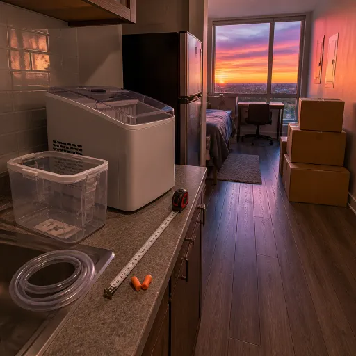 Picking an Ice Maker for a Dorm or First Apartment: Footprint, Noise and the Drainless Question
