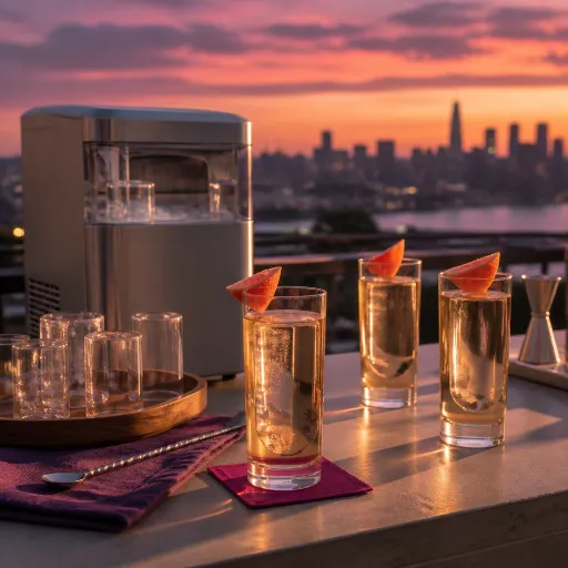 Choosing refined highball glassware for cocktails that match premium ice